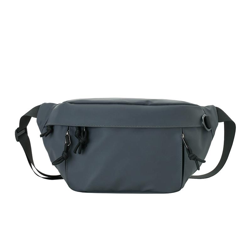 

Мужская спортивная нагрудная сумка большой вместимости сумка через плечо поясная сумка сумка для мобильного телефона серый