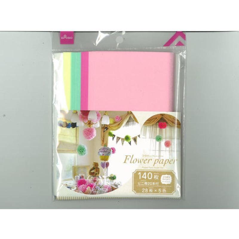 

[Daiso] Flower Paper (Pastel)
