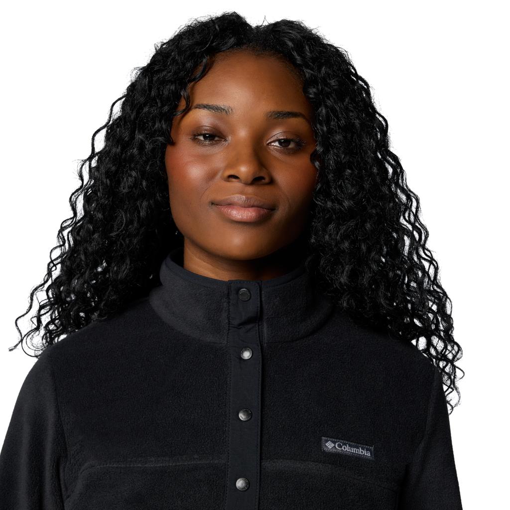 Columbia Benton Springs 1/2 Snap Pull Over II, Womens Black Fleece