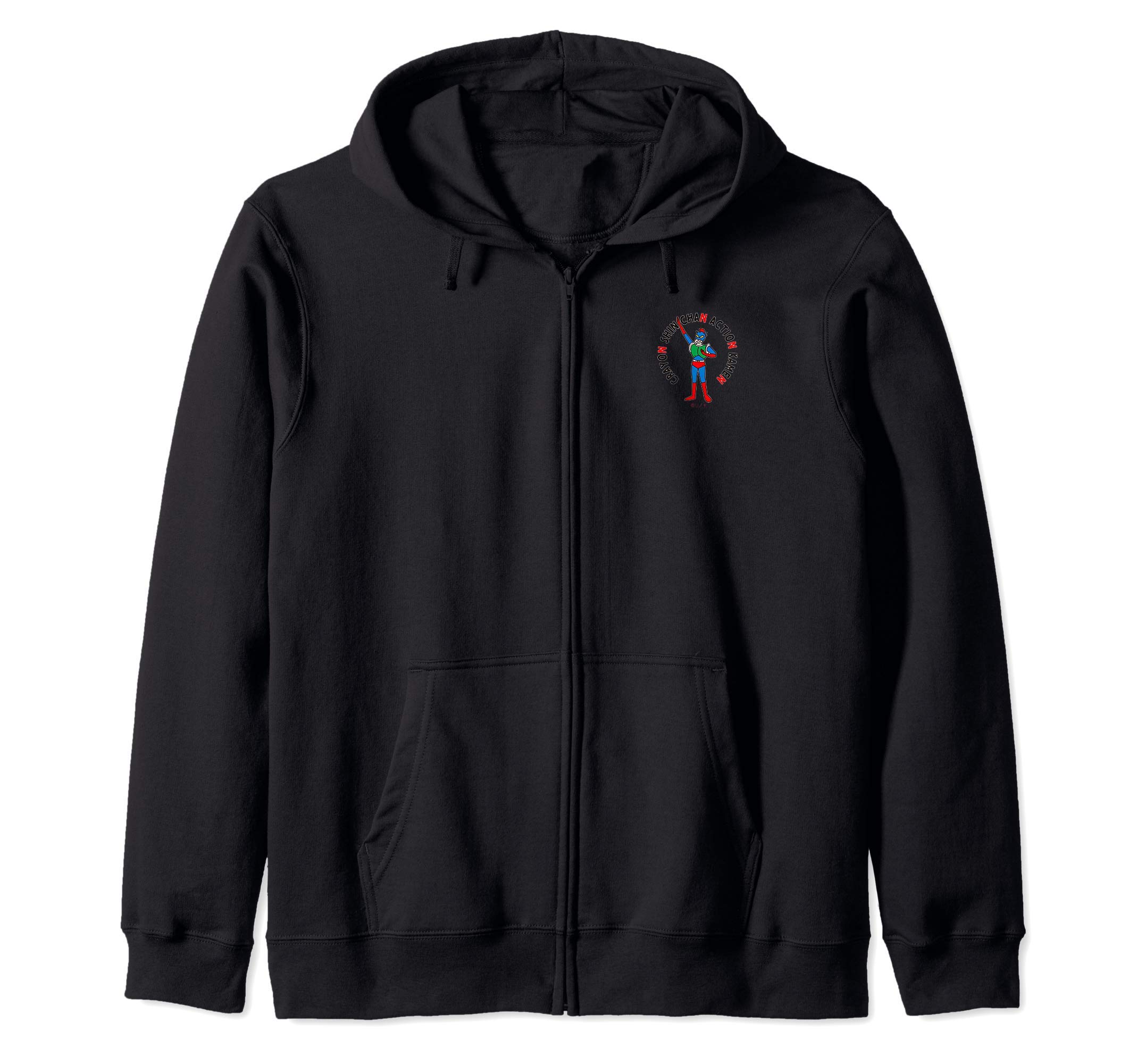 

Crayon Action Kamen One Point Zip Parka [Манга] Shin-chan чёрный