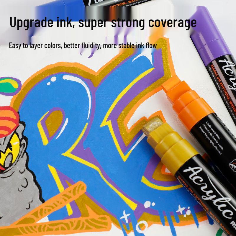 Somich 15MM Large Capacity Acrylic Marker for Posters & Graffiti