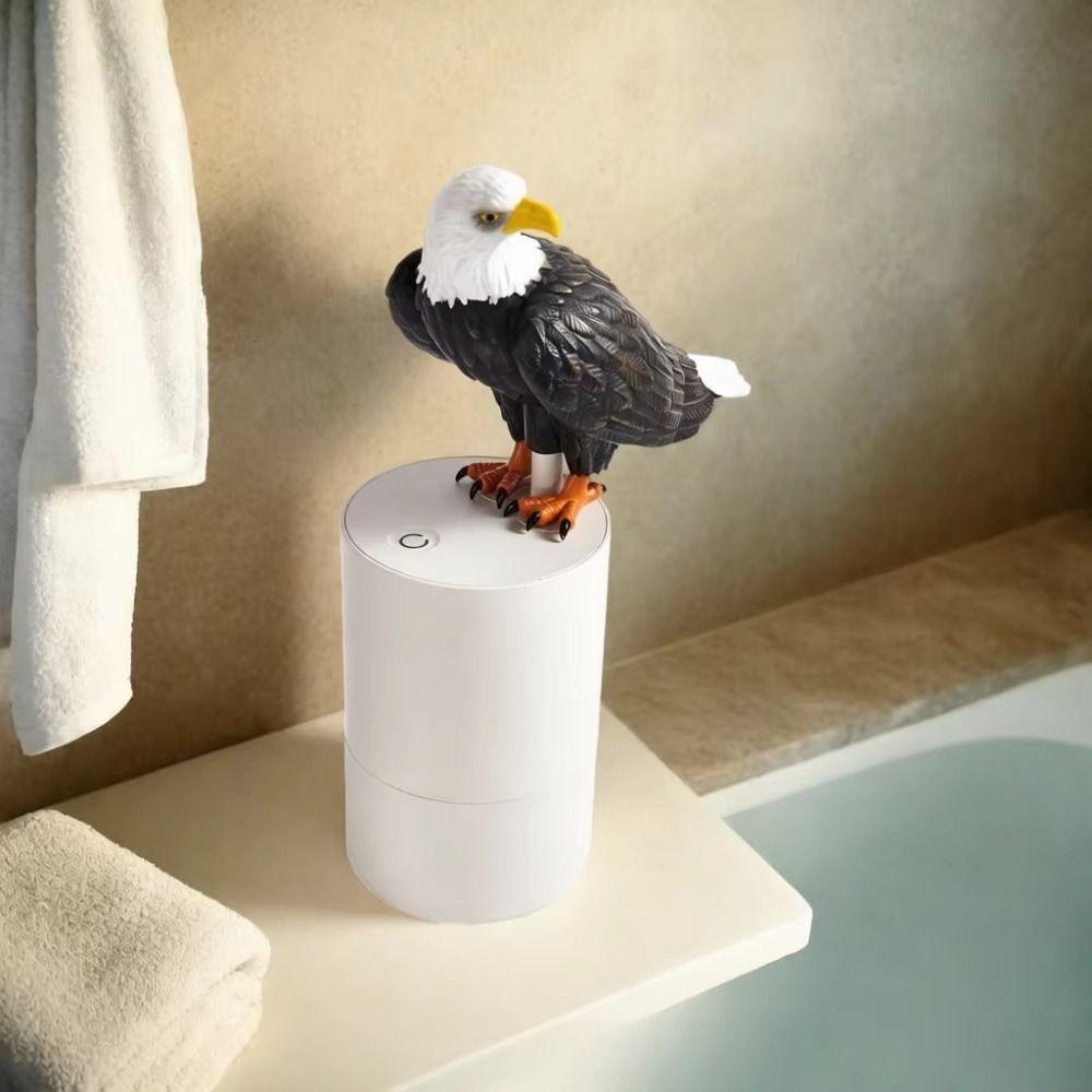 Dispenser di Sapone Senza Contatto Uccellino Blu Forma di Piccione Sensore Infrarossi Dispenser Piano Cucina