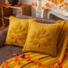 45X45/50X50CM Autumn Throw Pillow Cover Plush Halloween Pumpkin Stamping Waist Cushion Cover Decor Home Decorative Pillowcase