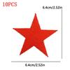 10PCS/Lot Wholesale Black Red Patches Heart Start Iron On Patches For Clithing Love Lip Embroidery Patches On Jeans Accessories