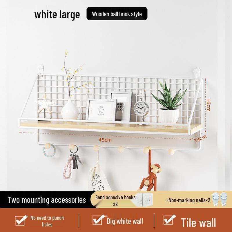 Punch-Free Wall-Mounted Camera Shelf: Multi-Functional Security & Storage Solution