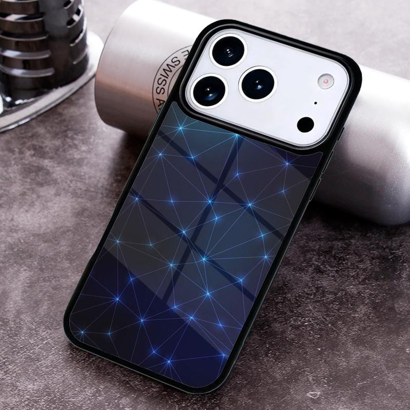 

Lines Point Light Phone Case for iPhone 17 16 15 Pro Max Air 14 13 12 11 Plus Shockproof Capa Cover iPhone 15 Plus