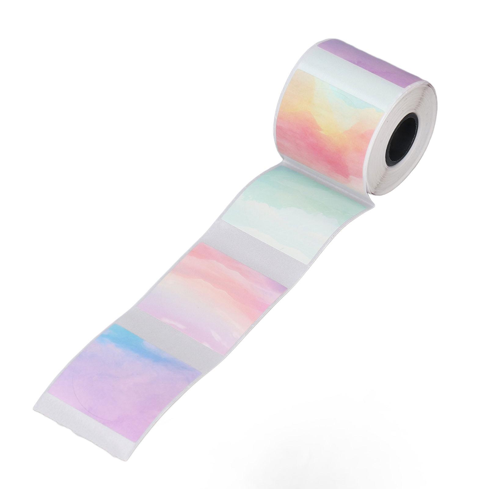 

Round Thermal Sticker Label 30x30mm Portable Self Adhesive Small Business Thermal Sticker