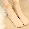 Thicken Thermal Socks Wool Cashmere Black Skin Seamless Snow Sock Velvet Unisex Socks Winter Warm Solid Women Socks