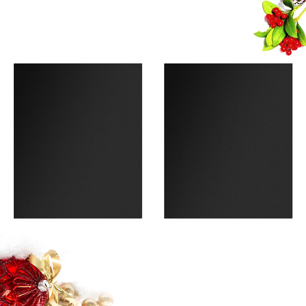 2Pcs Heat-Proof Bbq Grill Mat Non-Stick Reusable Cooking Sheet for Shrimp Steak Veggie Bbq on All Grill Types