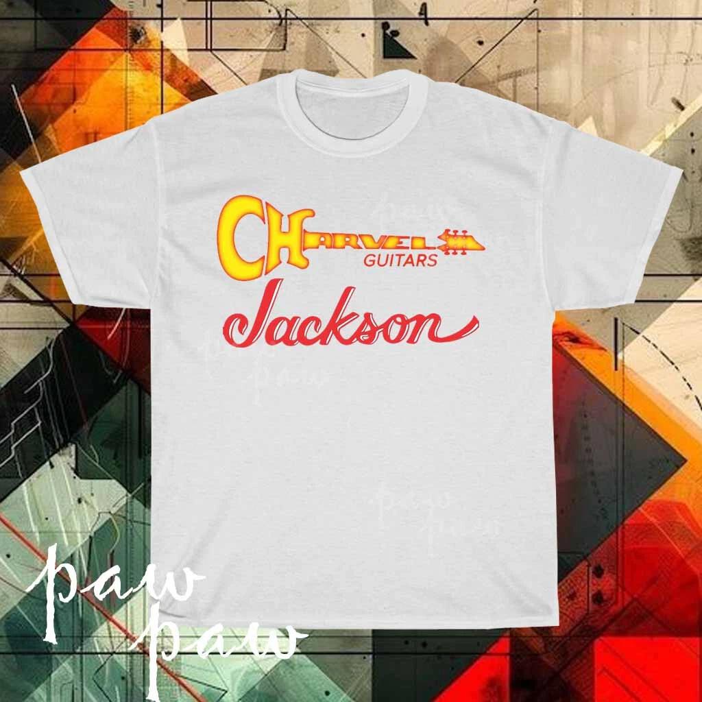 Новая мужская футболка с логотипом Charvel Jackson Guitars, смешной размер от S до 5XL L
