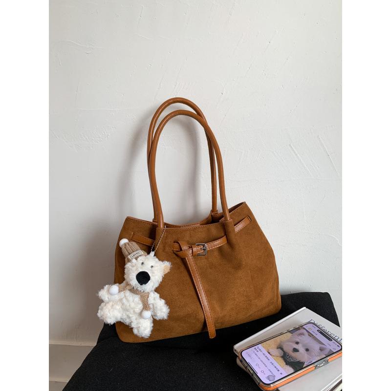 Retro Bag, Large-capacity Bag, Commuter Single-shoulder Bag, Ladies' Hand-held Boston Bag