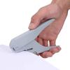Fdit Mushroom Hole Shape Punch DIY Paper Cutter, T Type Puncher Mushroom Hole Puncher Loose Leaf Pages Punching Machine (Gray)