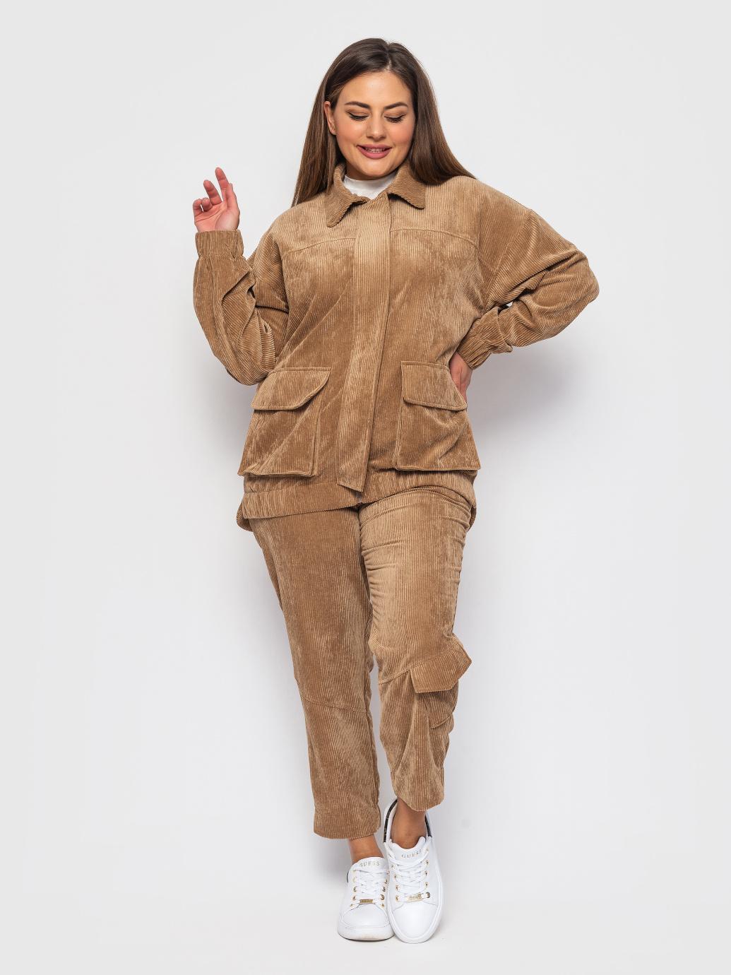 

Костюм брючний Бероль Luzana 4XL пісочний