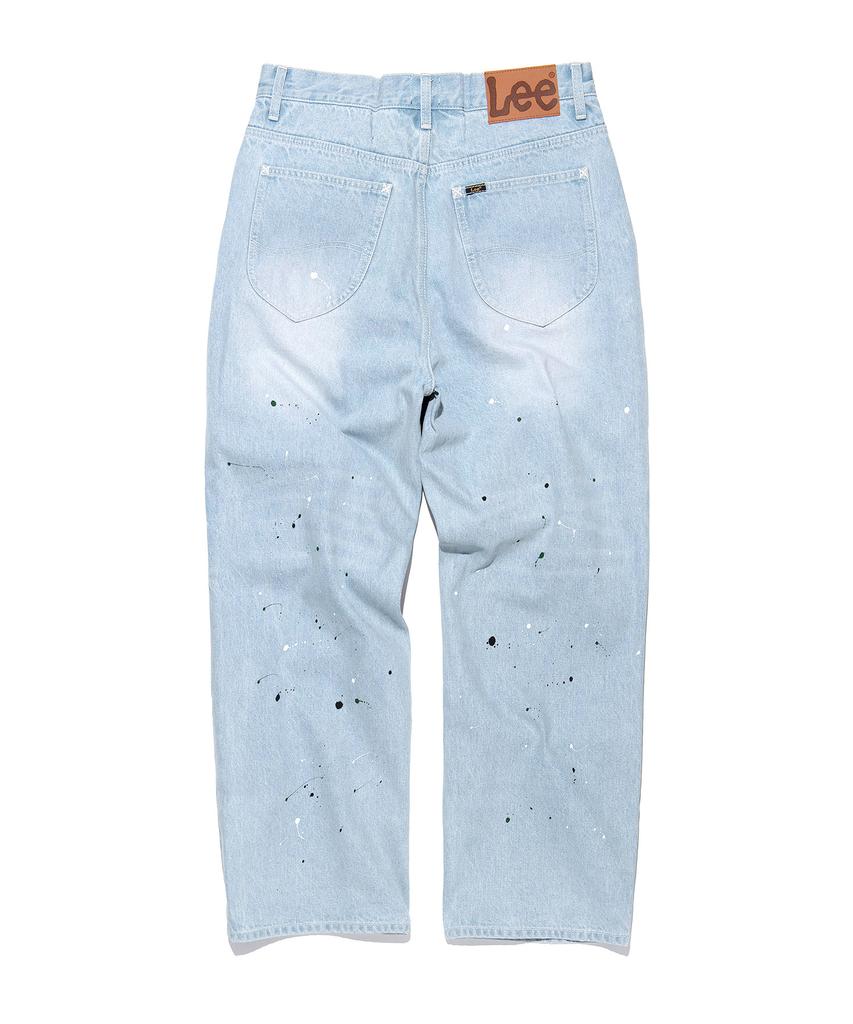 LEE Men Relaxed Fit Painting Denim Pants Indigo Light