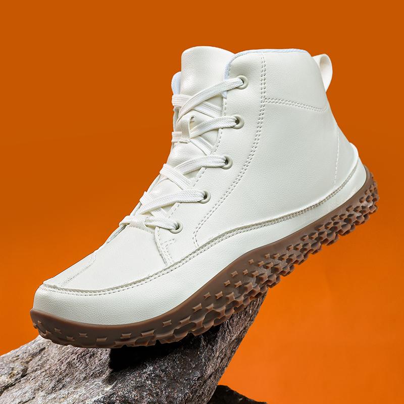 Autumn/Winter Unisex Wide Head Barefoot Large Hiking Shoes Mid Top Outdoor Hiking Shoes