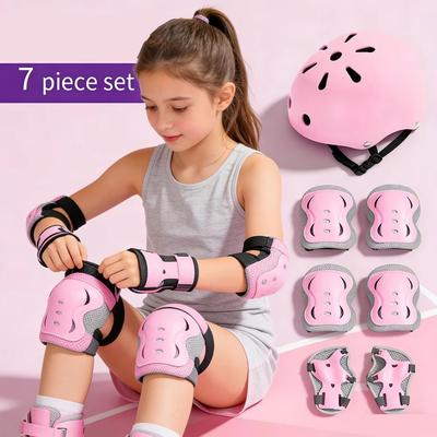 7Pcs/Set Adjustable Guards Protective Gear Set Thickened Shock-absorbing Safety Gear Breathable Protective Equipment