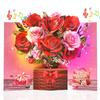 Pop Up Christmas Cards, 3D Musical Lights Up Woodland Winter Holiday Cards
