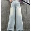 Girls' Jeans Spring and Autumn Children's Pants Spring Loose Wide Leg Pants