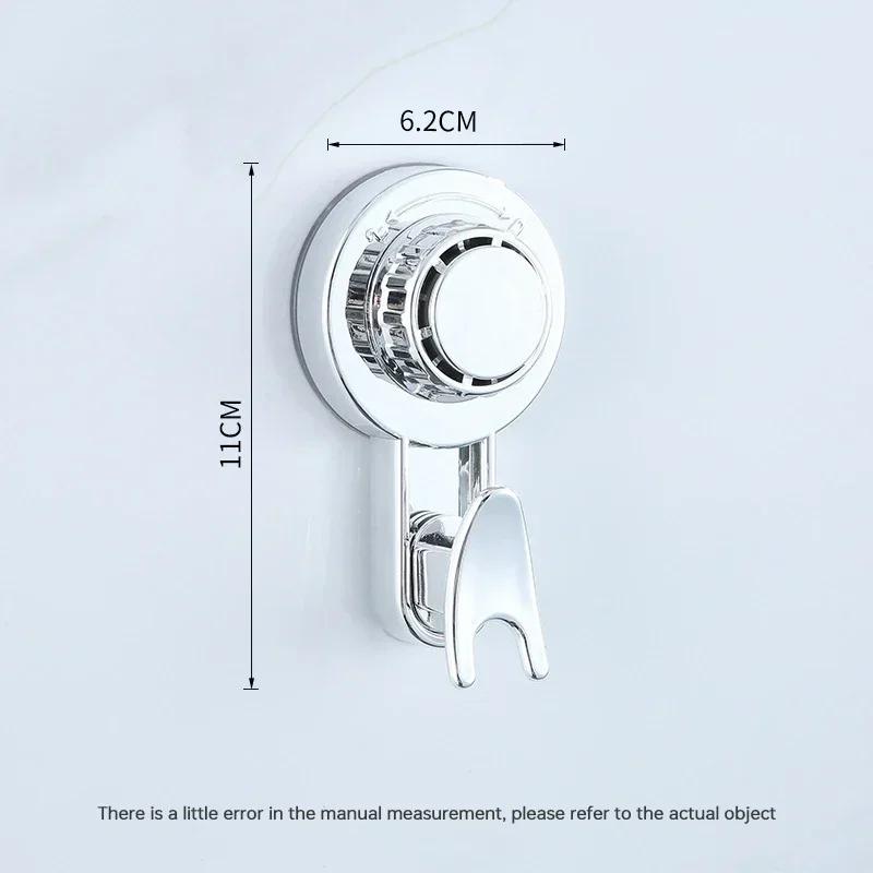 2025 New Strong Suction Cup Hook Free Punch Suction Cup Clothes Hook Bathroom Kitchen Vacuum Hook Multi-Purpose Hooks