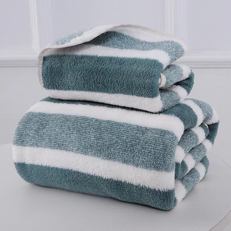 1pc Absorbent Bath Towel Soft Face Towel Home