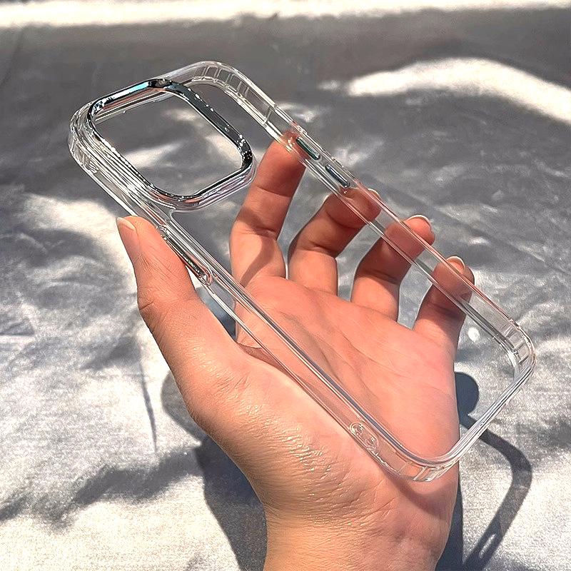 

Премиальный металлический чехол с полной защитой для iPhone 17/16PRO для Apple 13-15 . 16 Pro