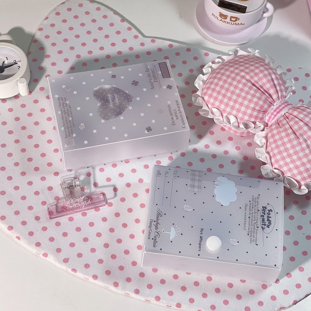 Jewelry Container Storage Box Frosted Texture Cards Box Cute Collection Box  for Storing Jewelry