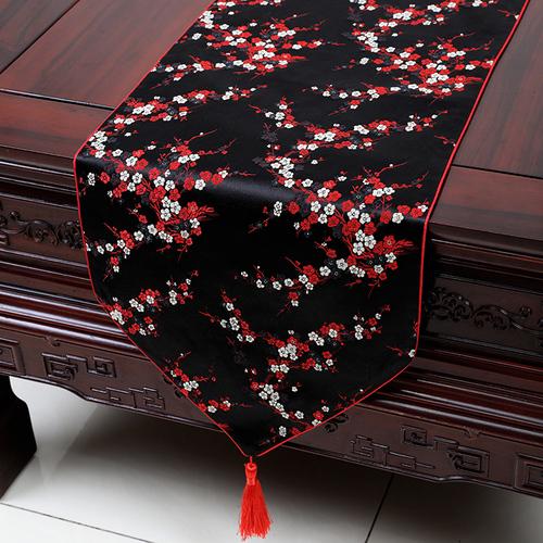 

Новый тканевый скатерть в китайском стиле, классическая парчовая изоляционная скатерть, простая деревенская скатерть, обеденный стол, журнальный столик и настольный коврик 33*150cm