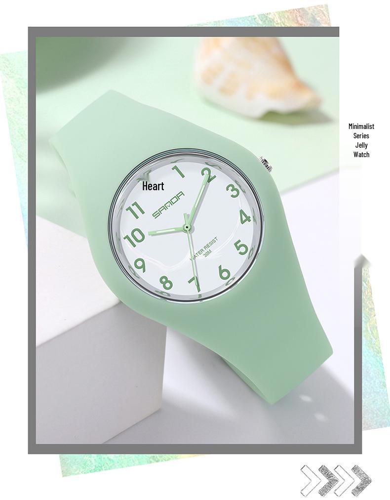 Sanda Trendy Korean Style Digital Sport Watch for Men & Women - Jelly Series