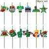 Sports Theme Disposable Straws For Festive Drinking Experience