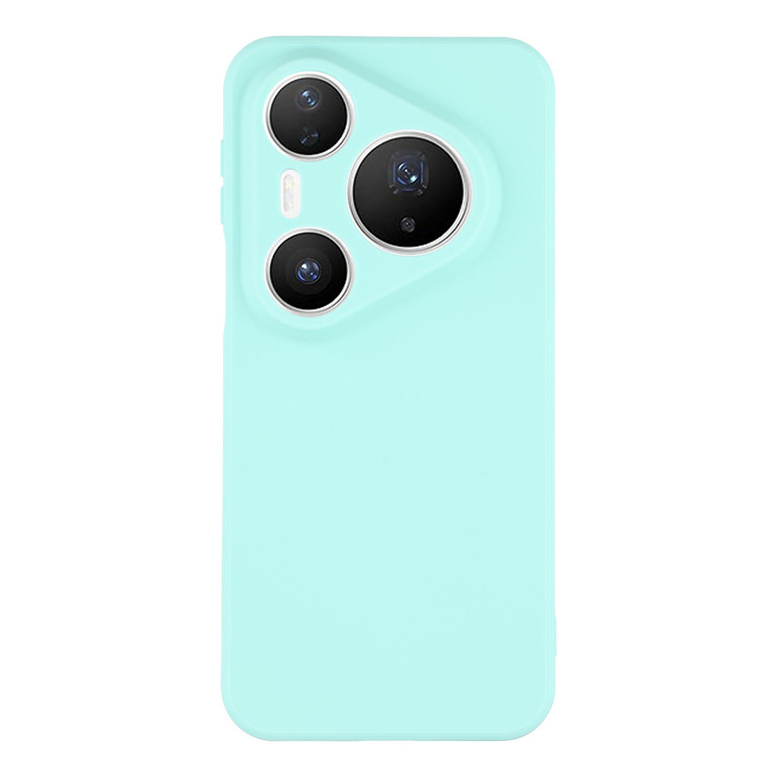 

Чехол для Huawei Pura 80 Ultra с точными вырезами, прямыми краями, из ТПУ, противоударный Baby Blue