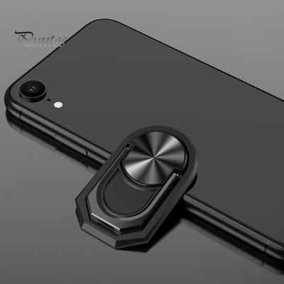 Phone Holder Foldable Easy To Use Zinc Alloy Multifunctional Mobile Phone Car Magnetic Ring Bracket for Home