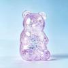 Mini Clear Bear Squeeze Toy Stress Relief Sitting Bear Sensory Toy Soft Stretchy