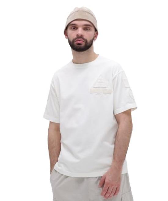 

Avirex FADE WASH WARBUCKS PATCH Size T-SHIRT, Men s, M, 033, Off-White, 783-4134022