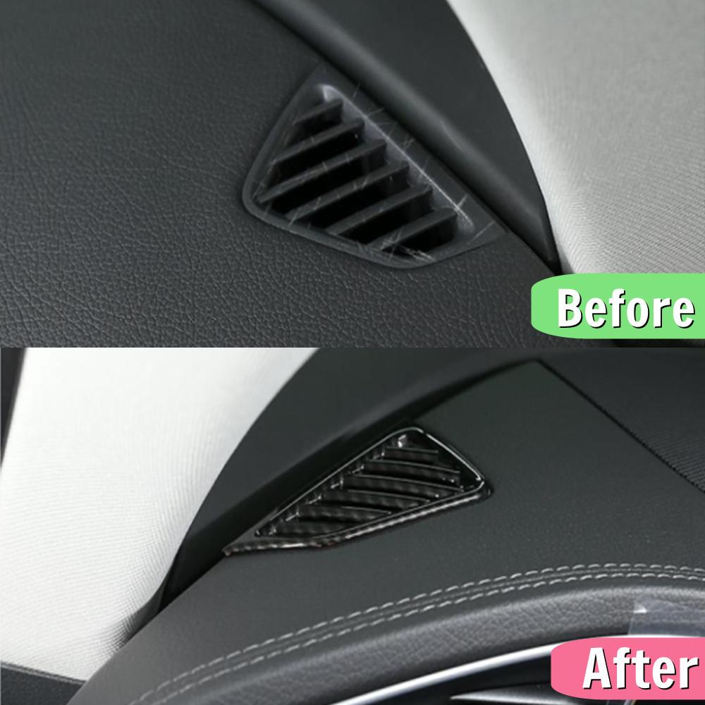 2025 Hot Racing Grills ABS Car Dashboard Air Conditioning Outlet Vent Frame Cover Trim Stickers Fit For Mercedes Benz GLE GLS W1