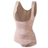 Lightweight Postpartum Shaping Garment with Seamless Crotch for Buttock Lift and Body Contouring Plus Size One-Piece Body Shaper