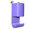 3D Printed Paddle Tennis Towel Rack Heavy Duty Plastic Water Bottle Holder Portable Cup Storage Holder Designed for Players