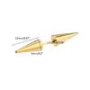 10 Pcs Spike Cone Stud Earrings Minimalist Piercing Jewelry Fashion Accessories