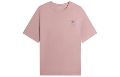 T Shirts Men's Rose Red Crew Neck Moderate Straight Fit AHSS783-6
