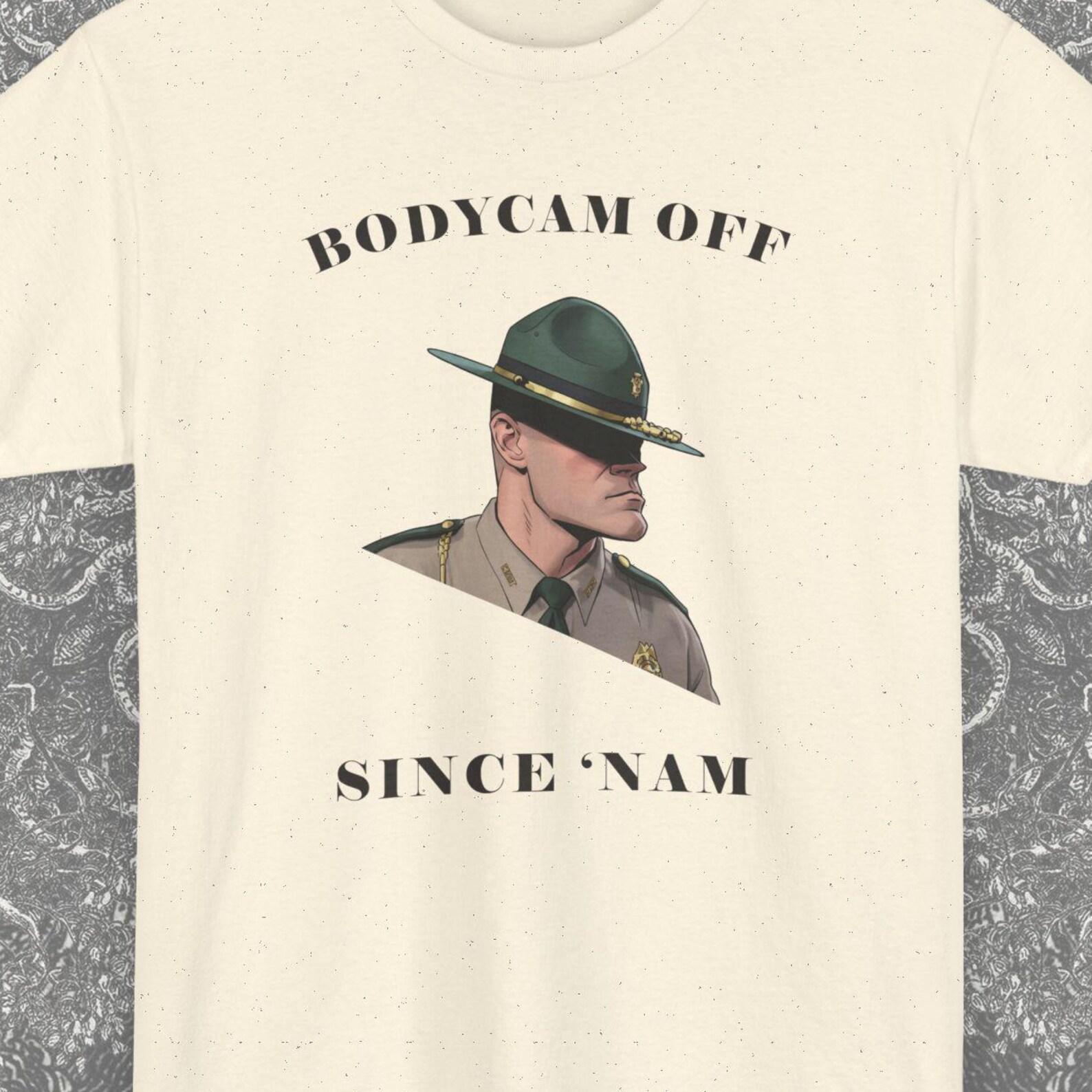 Funny Chad Sergeant Cassius Thundercock Trend Shirt Gift, Gigachad Bodycam Off Since Vietnam Meme, Funny TikTok Viral Trend Chad Trend 3XL