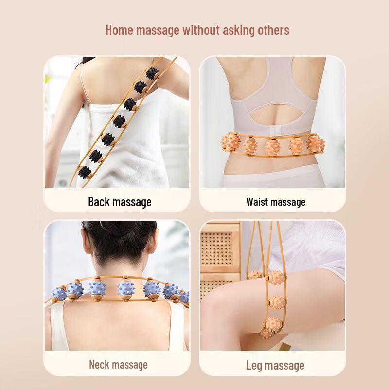 Manuelles Rollenmassagegerät für Rücken & Schultern