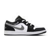 Jordan Air Jordan 1 Sign To Dream Coverage Low Top Skateboard Shoes Unisex Black 553558-040(Team1112-)