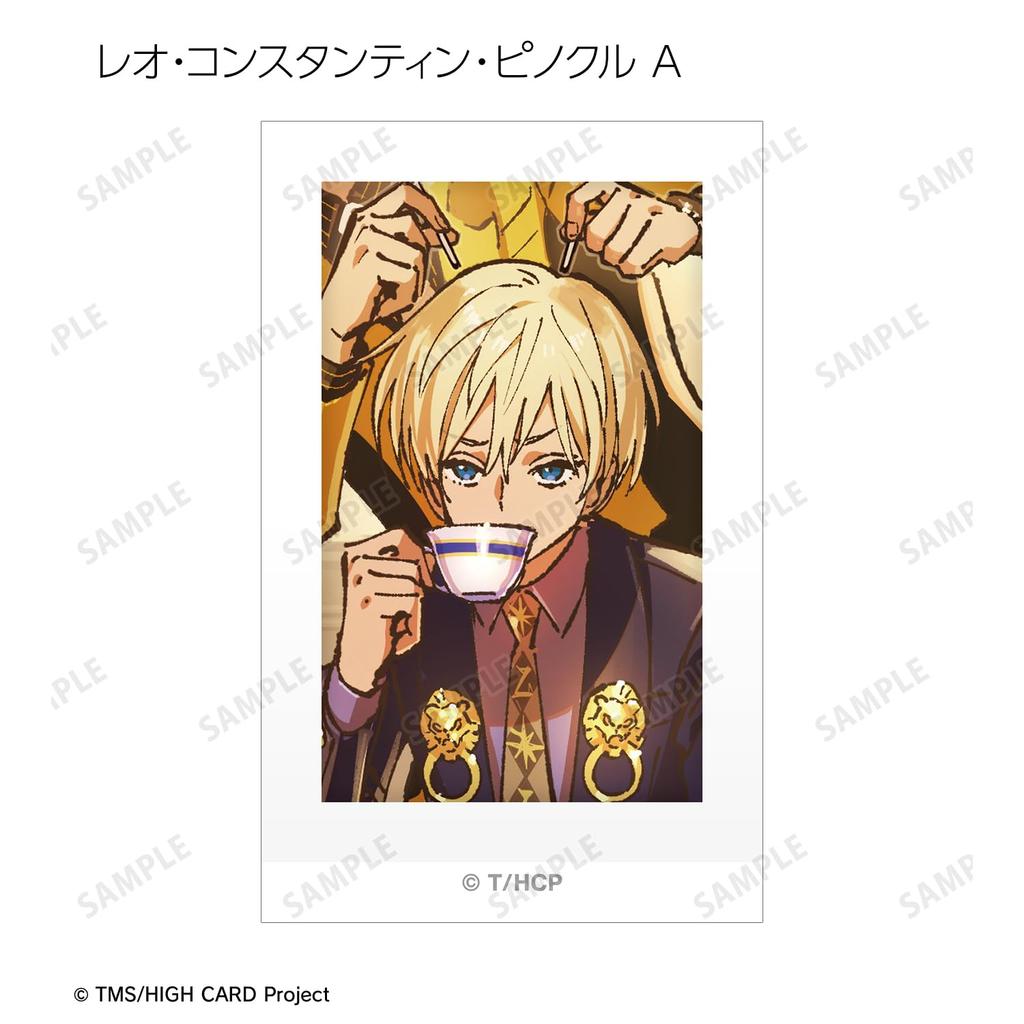 TV-Anime "HIGH CARD" Sammel-Endillustration Sofortbildkamera-Stil Illustrationskarten 18-Stück-Box