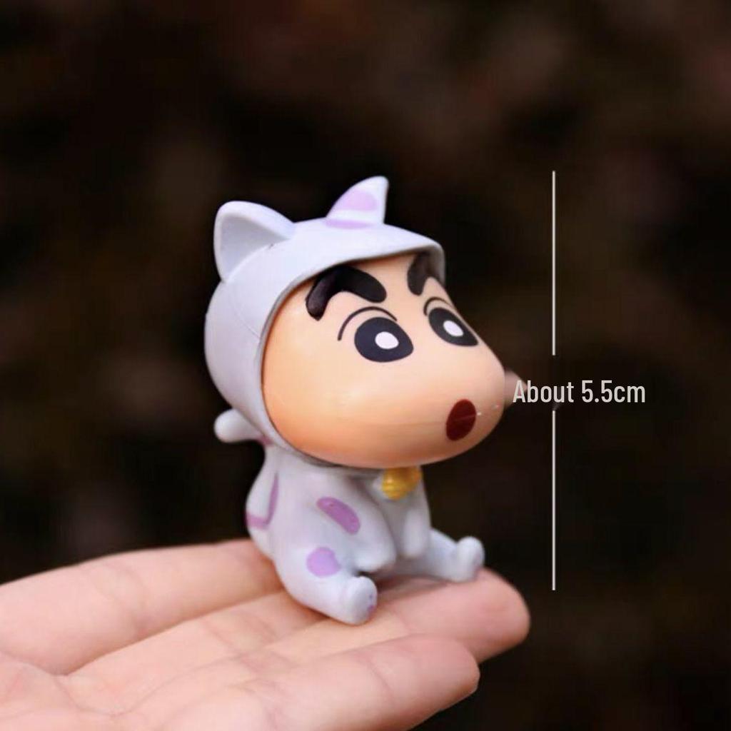 Cow-Themed Crayon Shin-chan Blind Box and Car Set