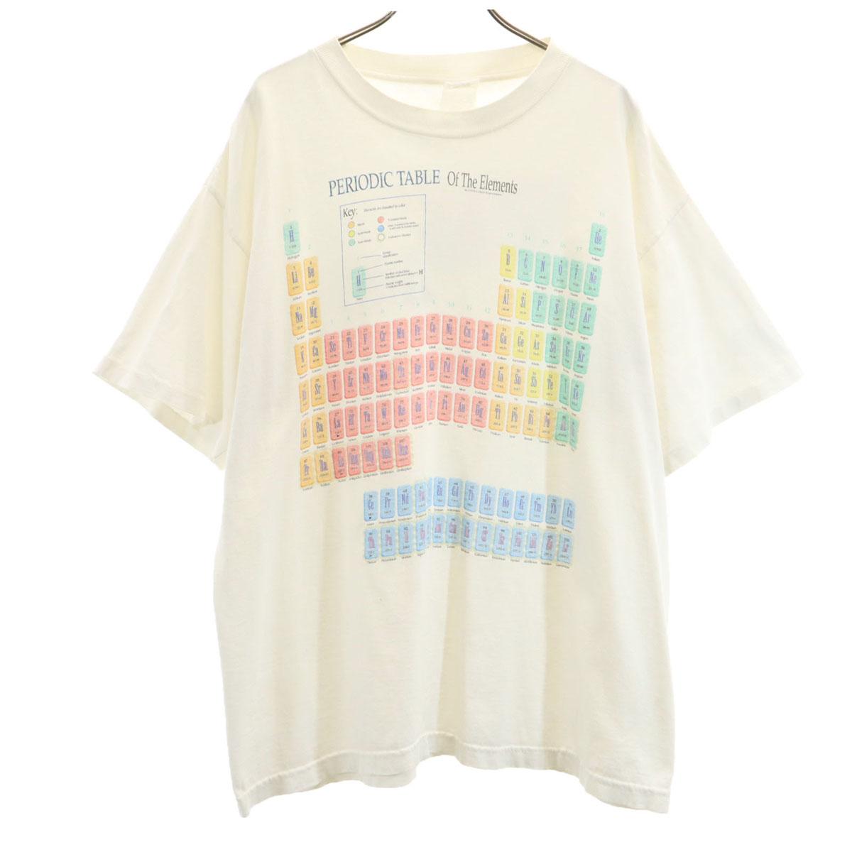 

Murina 90s Made in USA Old periodic table of elements Short sleeve T-shirt Men s Used