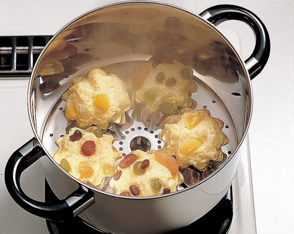 Miyazaki Seisakusho Object Stew Pot 22cm Steam Plate Made in Japan 5 Year Warranty IH Compatible & OJ-7-1