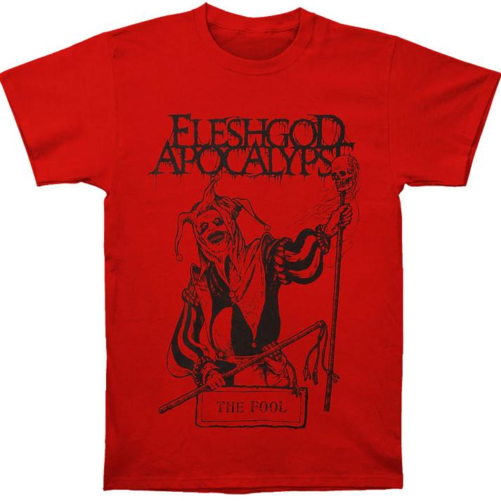 

Fleshgod Apocalypse band THE FOOL red T-shirt UNISEX JJ5293 4XL