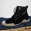 Winter Men High Top Boots Casual Men Cotton Boots Sneakers Warm Snow Boots Leather Non-slip Men Leisure Boots Bota Masculina