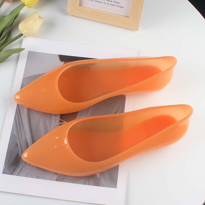 Yuzhihao Women's Summer Pointed Toe Slip-on Sandals - Closed Heel, Low-Cut Flats