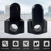 1 Pair Motorcycle Pivoting HandlebarRiser Aluminum Clamps for 22mm 25mm Handlebars  Modified Accessories Black