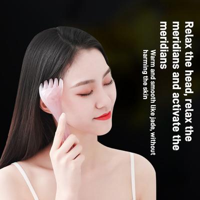 Head Massager Five Claw Head Therapy Comb Massage Claws Meridian Comb Resin Acupoint Scratch Scalp and Head Massage Tool